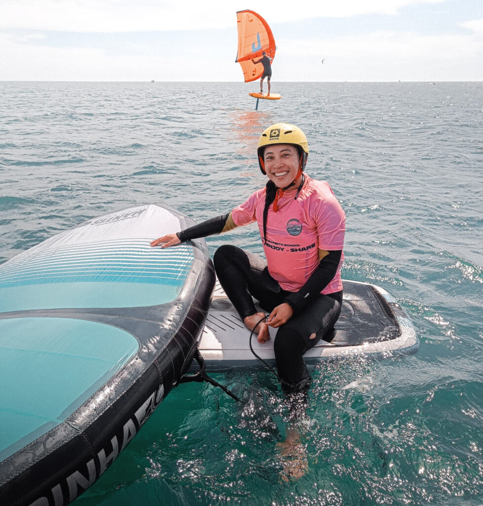 leanrning wing with our instructor tomas