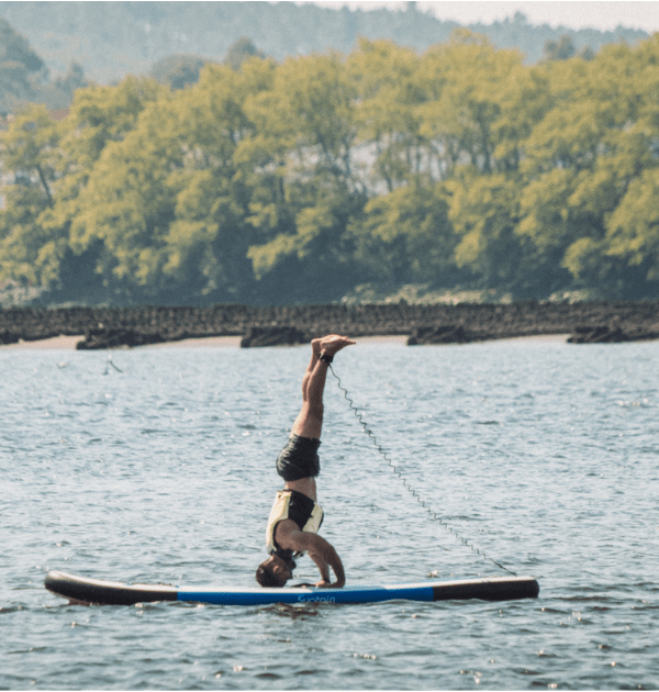 stand up paddle viana do castelo portugal trick