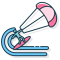 kitesurfing